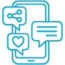 SMM - Social Media Marketing's - icon